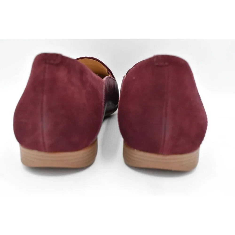 Dansko Womens Size EU‎ 41 US 10.5-11 Lace Wine Leather Slip On Loafers Shoes